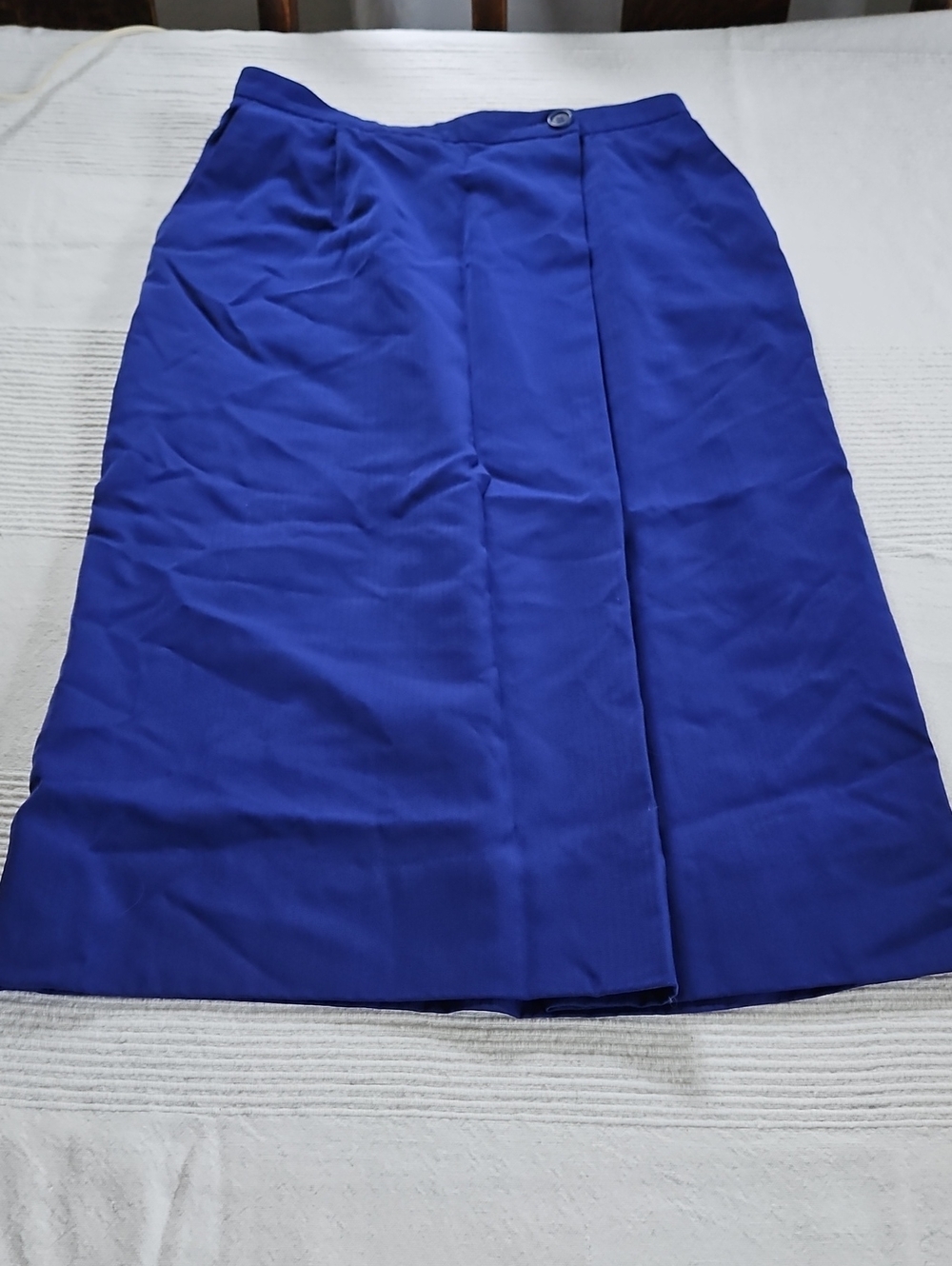 Dior Cobalt Blue Midi Skirt